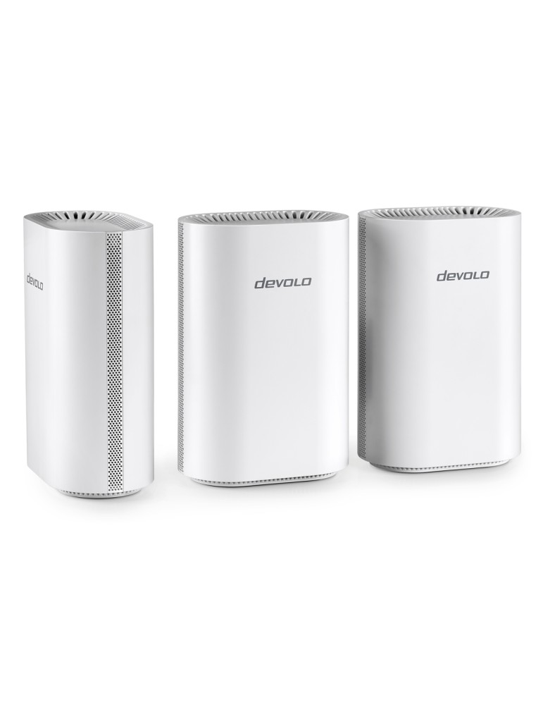 devolo WiFi 7 BE6500 Mesh System 3er Pack BE6500 Dualband, 1x 2.5G WAN/LAN und 3x 1G LAN (pro Einheit)