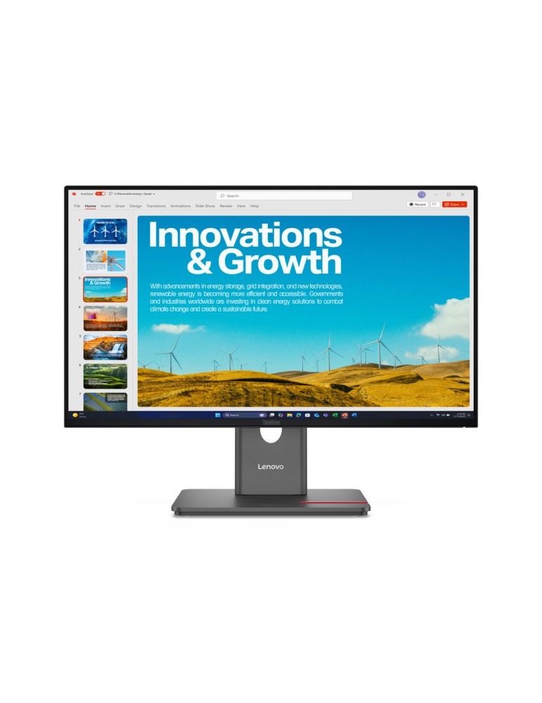 Lenovo ThinkVision P24QD-40 23.8" QHD IPS, 120HZ, 6ms, HDMI, DisplayPort, USB-C (PD 15W)