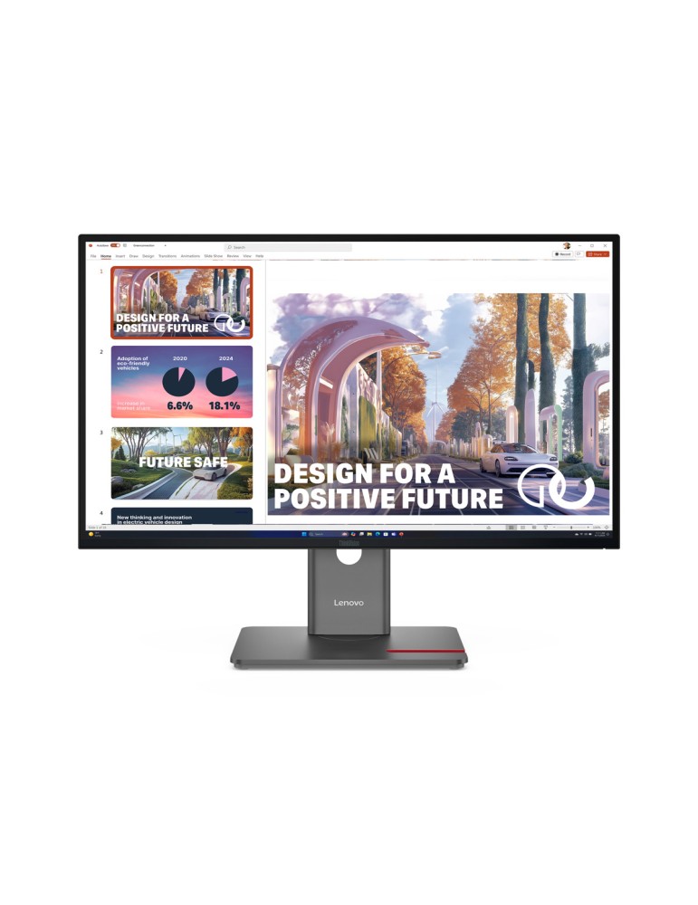 Lenovo ThinkVision P27QD-40 27" QHD IPS, 120HZ, 6ms, HDMI, DisplayPort, USB-C (PD 15W), Ethernet