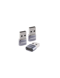 Intenso 3er Pack USB Adapter C480A USB-C Buchse zu USB-A Stecker, Unterstützt USB OTG, 480Mbps Datenübertragung, Aluminium anthr