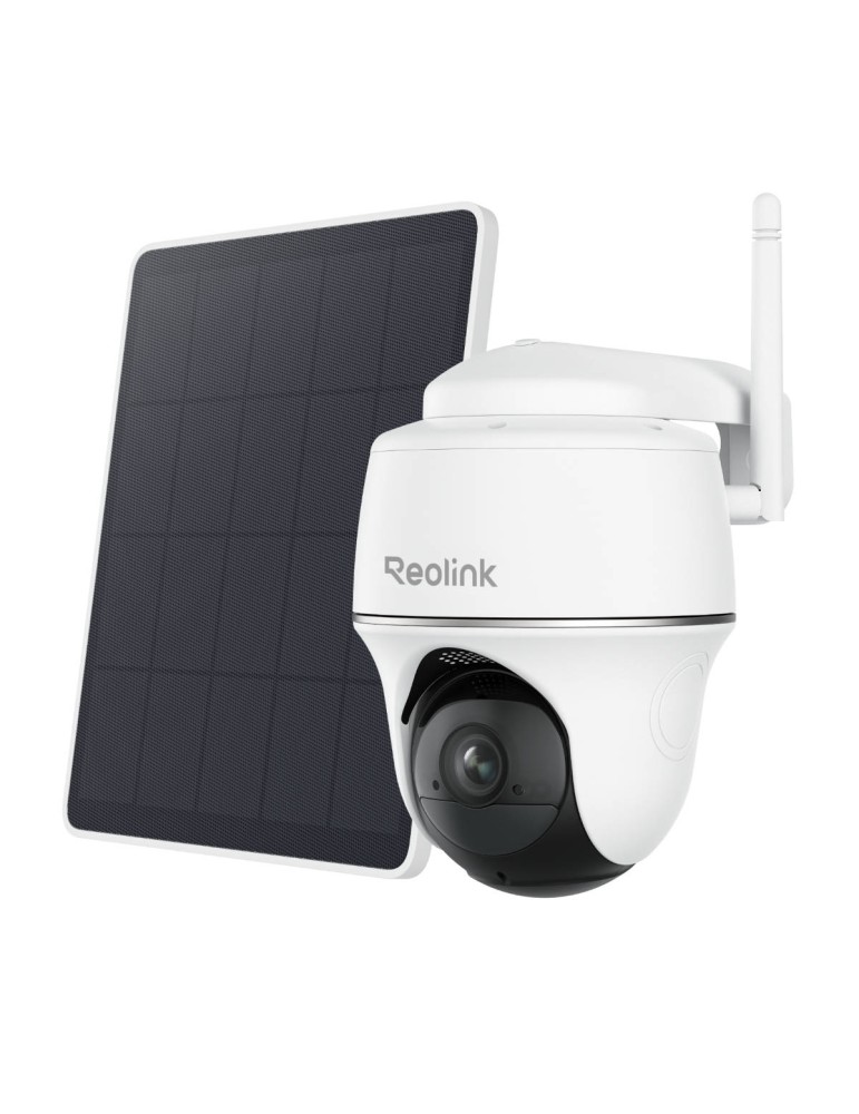Reolink Argus Series B420 Überwachungskamera mit Solarpanel 3MP (2304x1296), Solar/Akkubetrieb, IP65-Wetterschutz, Intelligente 