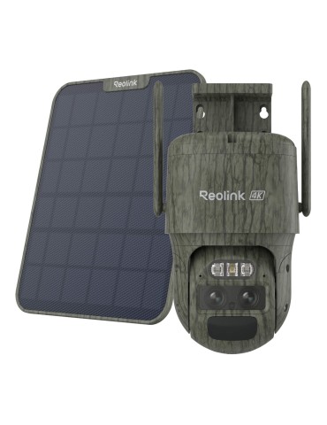 Reolink Trackmix Series G770 Überwachungskamera mit Solarpanel 8MP (3840x2160), Solar/Akkubetrieb, IP65-Wetterschutz, Dual-Sens-