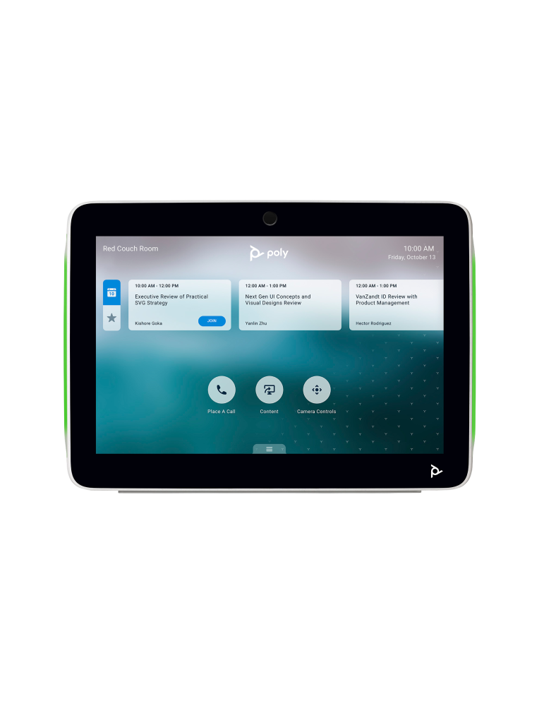 Poly TC10 Touch-Controller Einfachere Raumplanung, Umfassende Anrufsteuerung, Einfache Installation ohne Kabelsalat