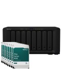 Synology DiskStation DS1821+ 64TB Plus HDD NAS-Bundle NAS inkl. 8x 8TB Synology Plus HDD 3.5 Zoll SATA Festplatte