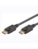 Goobay 5m DisplayPort 1.4-Verbindungskabel [3D, 8K (4320p), vergoldete Kontakte, mit Verriegelung]