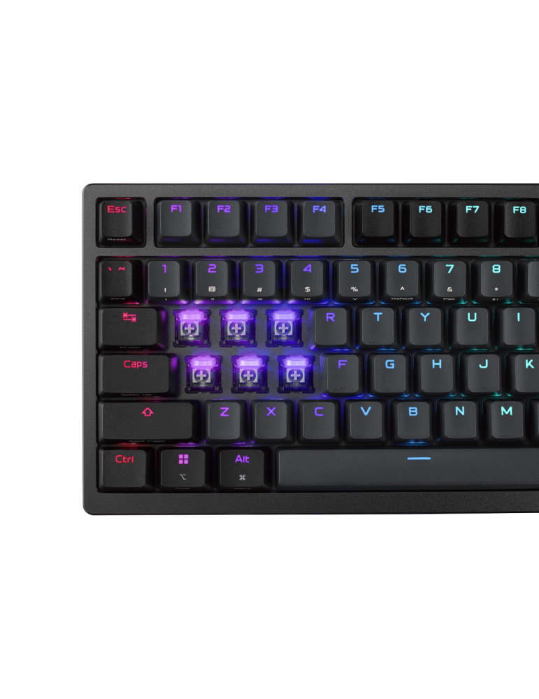 ASUS ROG Azoth 96 HE kabellose Gaming Tastatur mit magnetischen Switches und 8K-Polling-Rate