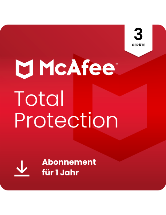 McAfee Total Protection [3 Geräte - 1 Jahr]