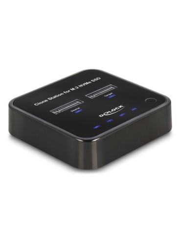 Delock M.2 Dockingstation für 2 x M.2 NVMe PCIe SSD mit Klon Funktion