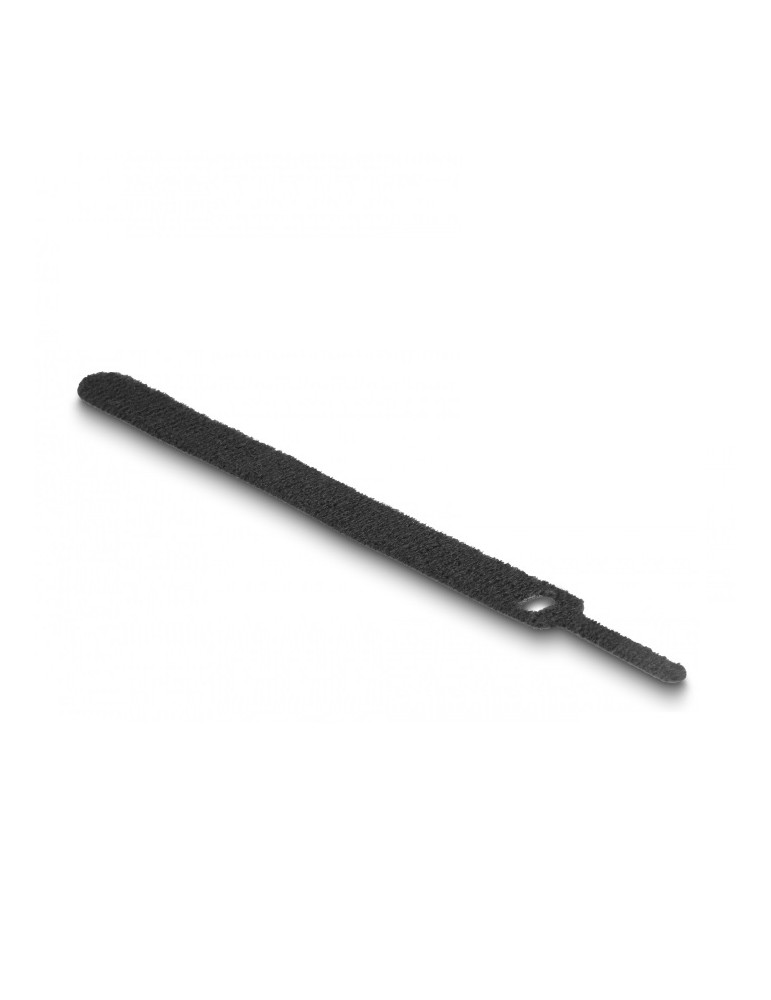 Delock Klett-Kabelbinder L 150 x B 12 mm schwarz 10 Stück