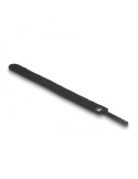 Delock Klett-Kabelbinder L 200 x B 12 mm schwarz 10 Stück
