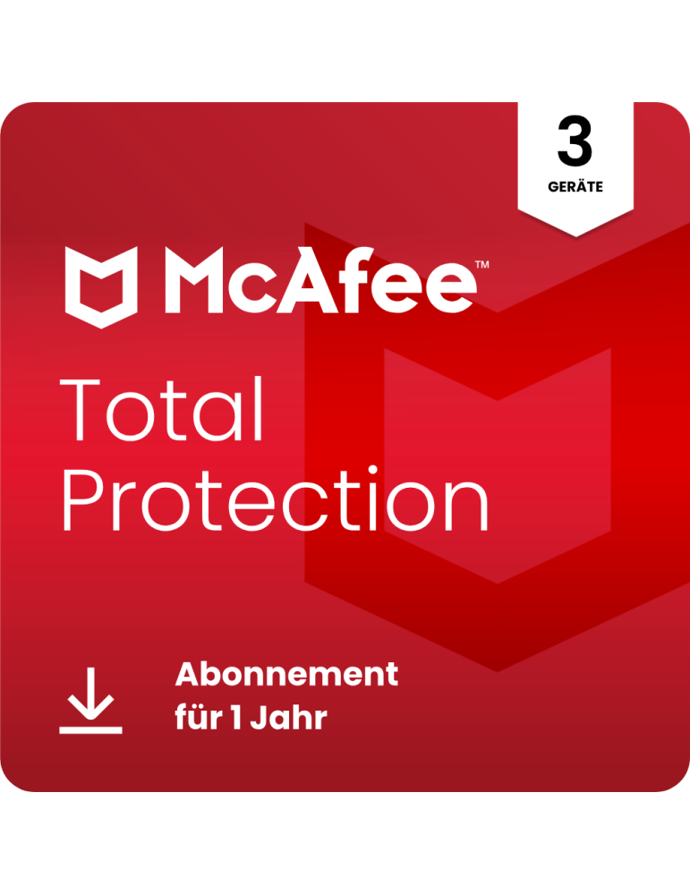 McAfee Total Protection [3 Geräte - 1 Jahr]