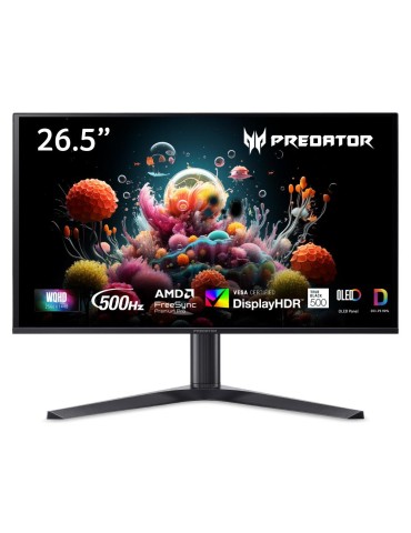 Acer Predator X (X27UW3bmiiprx) 26,5" QHD Gaming Monitor 67,3 cm (26,5"), QD-OLED, 240Hz, HDR400, 99% DCI-P3, 2x HDMI, 2x DP, Au