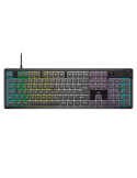 Corsair K55 Core RGB Gaming-Tastatur grau - Membran-Gaming-Tastatur mit 10-Zonen-RGB-Beleuchtung und 4 dedizierten Medientasten