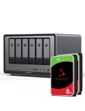 UGREEN DXP6800 Pro 16TB Seagate IronWolf NAS-Bundle NAS inkl. 2x 8TB Seagate IronWolf 3.5 Zoll SATA Festplatte
