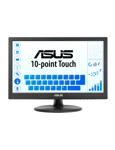 ASUS VT169HE 15,6 Zoll - Touch Office Monitor 39,6cm (15,6"), FHD, IPS, 60Hz, HDMI, VGA