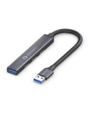 Sonero USB 3.2 Gen1x1 Hub - 4 Port mit USB-A Stecker 0,15m - Space Grey