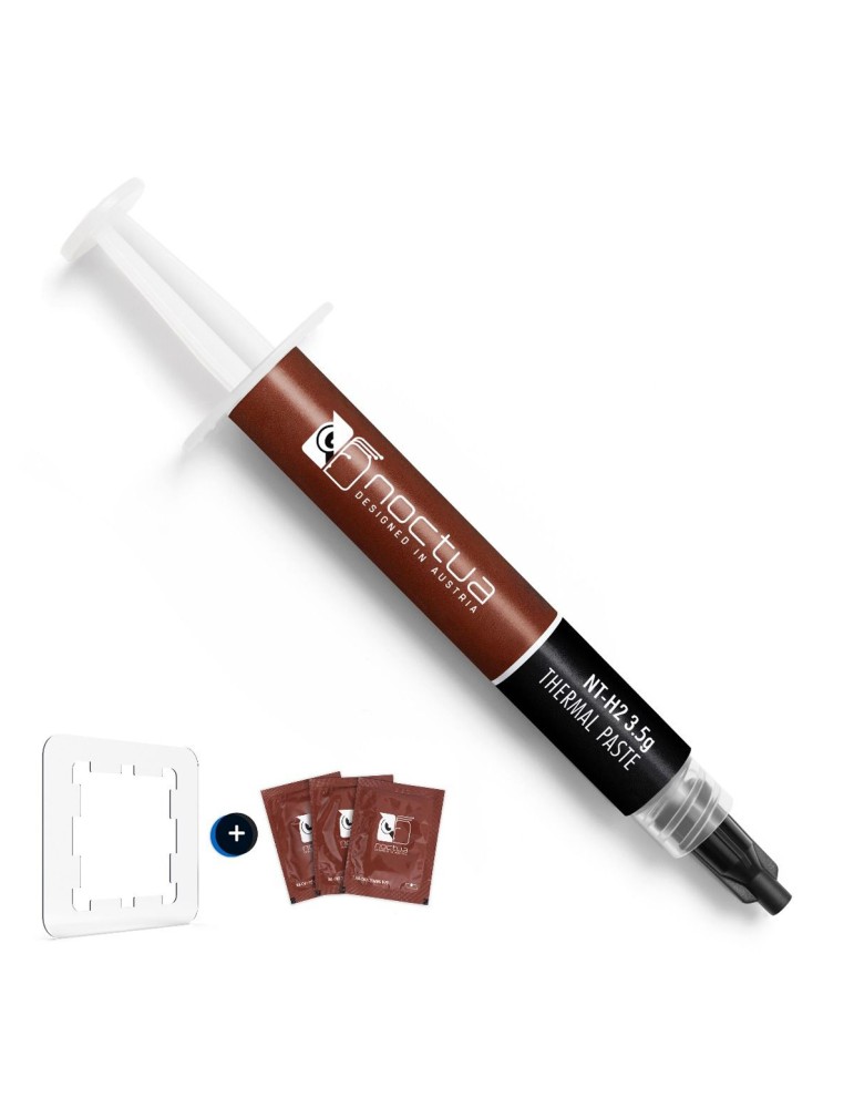 Noctua NT-H2 3.5G AM5 EDITION Wärmeleitpaste 3,5 Gramm inkl. Wärmeleitpasten-Dichtblende NA-STPG1 und 3x Reinigungstuch