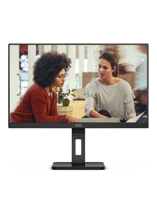 AOC 27E3QAF 27 Zoll Full HD Monitor, Lautsprecher, höhenverstellbar (1920x1080, 75 Hertz, VGA, HDMI, DisplayPort) schwarz