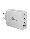 Goobay USB-C™ PD Multiport-Schnellladegerät (100 W) weiß