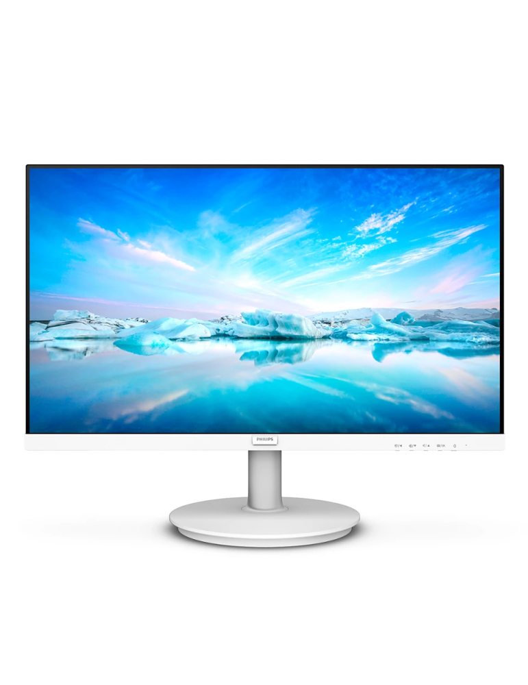 Philips 241V8AW 24 Zoll FHD Monitor, Lautsprecher (1920x1080, 75 Hz, VGA, HDMI) Weiss