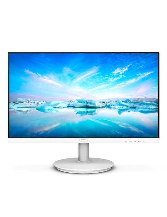 Philips 241V8AW 24 Zoll FHD Monitor, Lautsprecher (1920x1080, 75 Hz, VGA, HDMI) Weiss