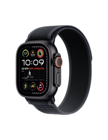 Apple Watch Ultra 2 Schwarz Titanium Trail Loop Schwarz S/M 2024 GPS + Cellular 49mm