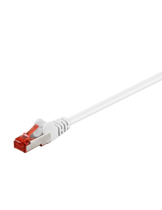 Goobay 0,5m CAT 6 Patchkabel, S/FTP (PiMF), Weiß