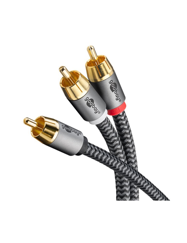 Goobay Plus Cinch Y-Kabel, 5.0 m