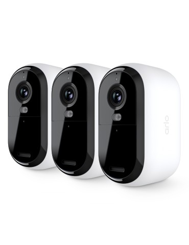 Arlo Essential 3 2K Sicherheitskamera Weiß 3er Set 4MP (2560x1440), WLAN, Akku, Indoor/Outdoor, Intelligente Erkennung