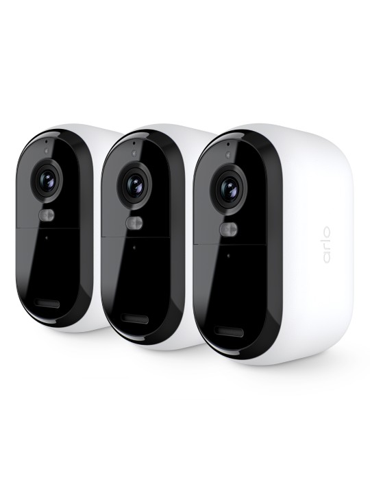 Arlo Essential 3 2K Sicherheitskamera Weiß 3er Set 4MP (2560x1440), WLAN, Akku, Indoor/Outdoor, Intelligente Erkennung