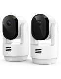 Arlo Essential 3 2K PTZ Indoor-Kamera Weiß 2er Set 3MP (2304x1296), WLAN, Netzteil, Indoor, Schwenk- und Neige-Funktion