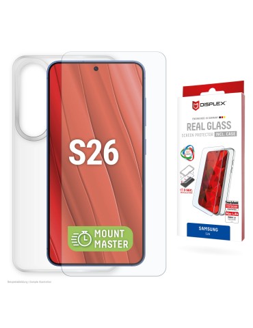 DISPLEX Panzerglas + Handyhülle für Samsung Galaxy S26