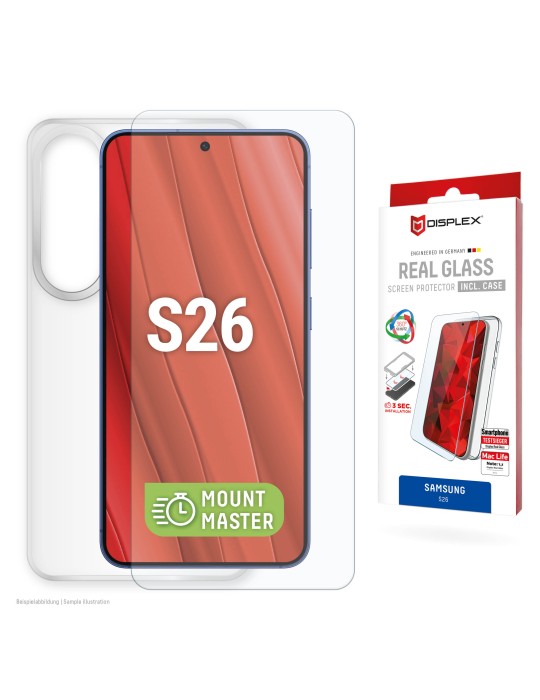 DISPLEX Panzerglas + Handyhülle für Samsung Galaxy S26