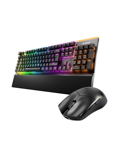 be quiet! Light Mount Linear + Dark Perk Sym Gaming Bundle bestehend aus be quiet! Maus und Tastatur