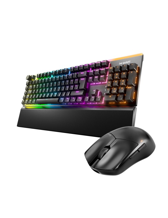 be quiet! Light Mount Linear + Dark Perk Sym Gaming Bundle bestehend aus be quiet! Maus und Tastatur