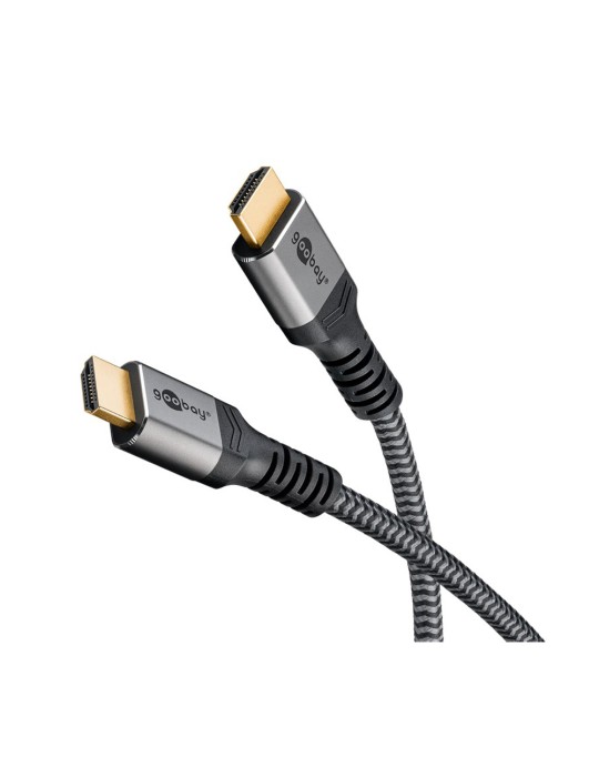 Goobay Plus High-Speed-HDMI™-Kabel mit Ethernet (4K@60Hz), 1.0 m