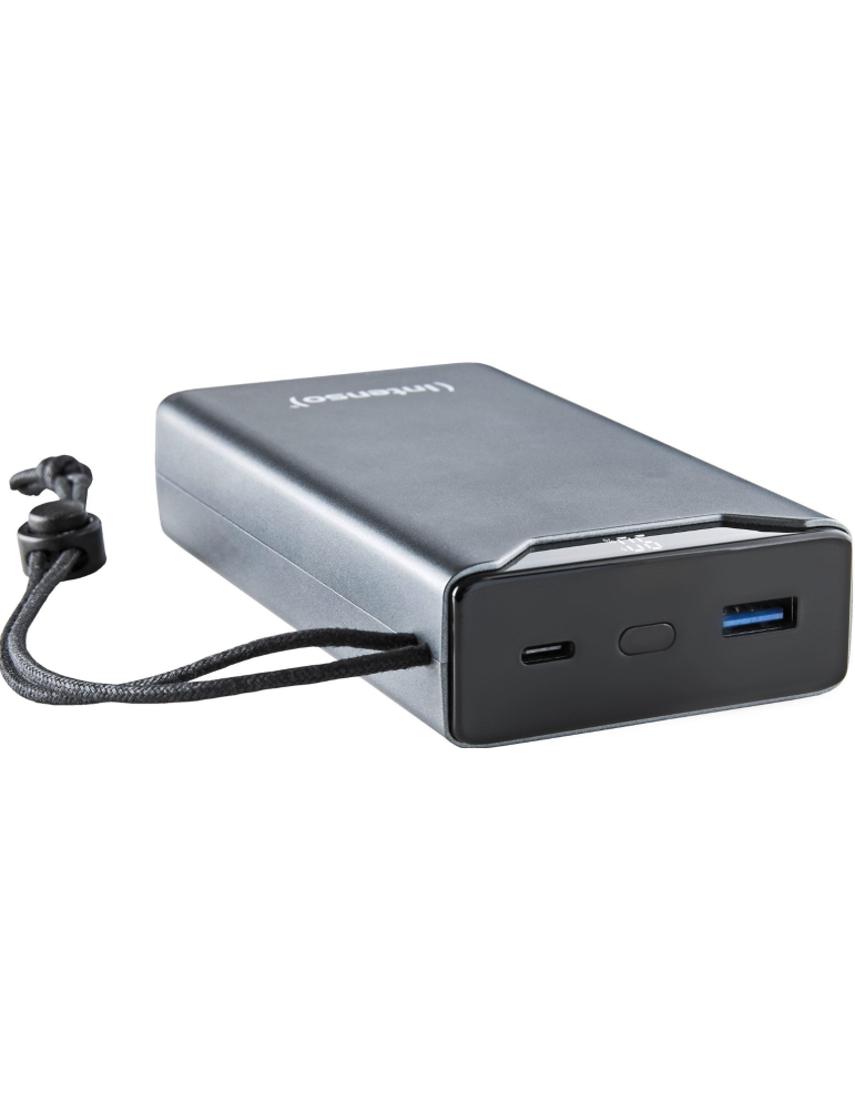 Intenso Powerbank F20000 Power Delivery, 20000 mAh Kapazität PD - und Qualcomm Quick Charge 3.0 - Funktion, Digitale Prozentanze