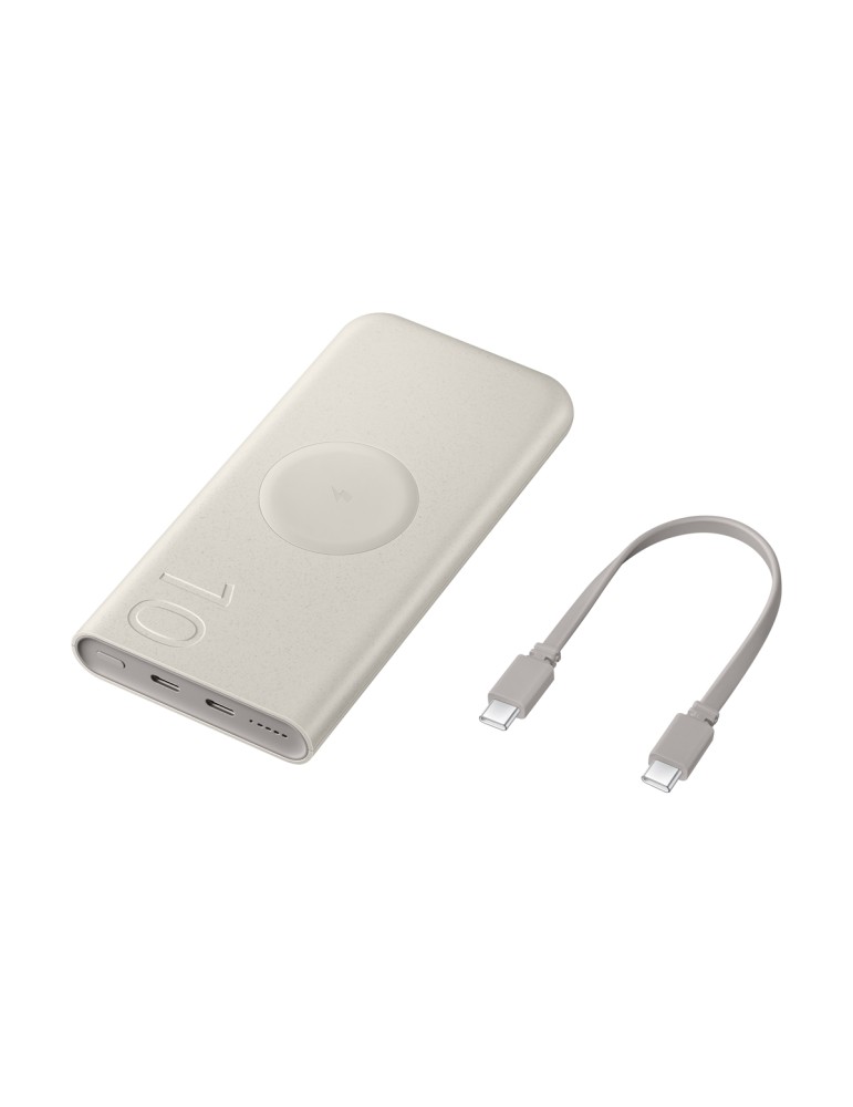 Samsung Induktive Powerbank 10.000 mAh 25 Watt, Beige