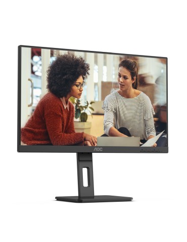 AOC 27E3QAF 27 Zoll Full HD Monitor, Lautsprecher, höhenverstellbar (1920x1080, 75 Hertz, VGA, HDMI, DisplayPort) schwarz