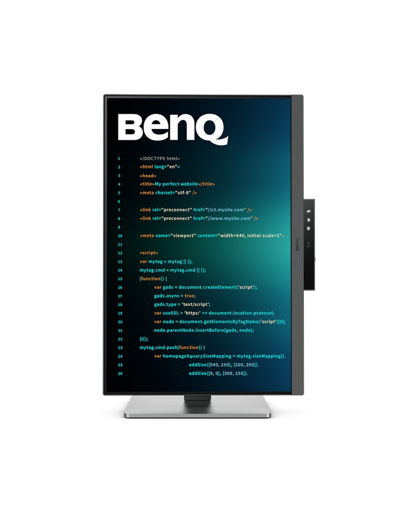 BenQ Monitor RD240Q LED-Display 61,21cm (24,1") WQXGA, 16:10, IPS, 5ms, USB-C 90W