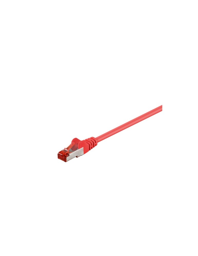 Goobay 0,5m CAT 6 Patchkabel, S/FTP (PiMF), Rot