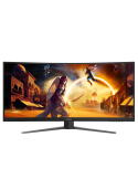 AOC CU34G4Z - 34 Zoll WQHD Curved Monitor, 240 Hz, FreeSync Prem, HDR400 (3440x1440, 1ms GtG, 2x HDMI 2.1, 1x DisplayPort 1.4, U