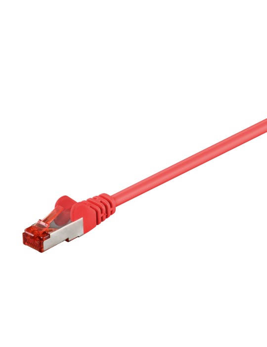 Goobay 1m CAT 6 Patchkabel, S/FTP (PiMF), Rot