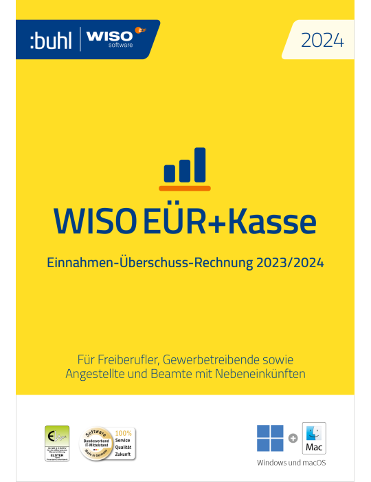 Buhl Data WISO EÜR+Kasse 2024 PC und Mac