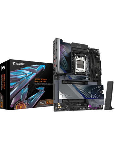 GIGABYTE X870E AORUS Master X3D Mainboard Sockel AM5