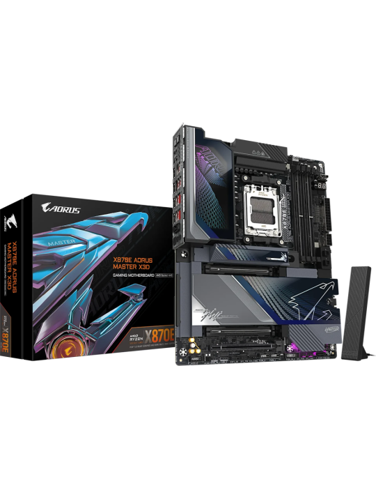 GIGABYTE X870E AORUS Master X3D Mainboard Sockel AM5
