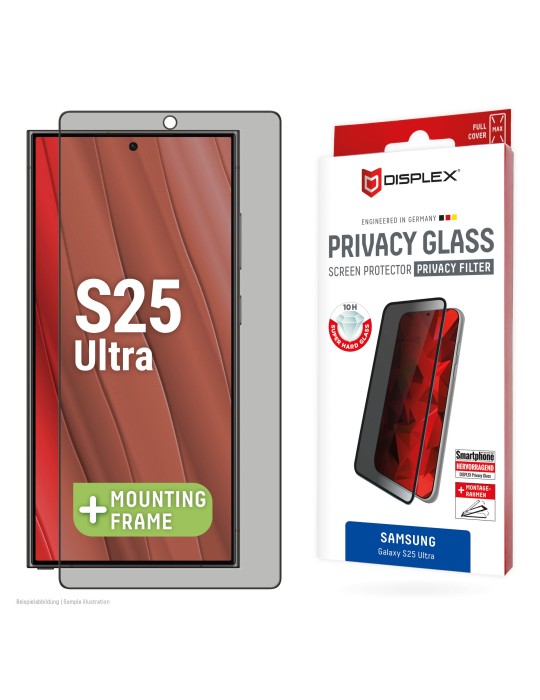 DISPLEX Privacy Glasschutzfilter FC für Samsung Galaxy S25 Ultra