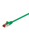 Goobay 1m CAT 6 Patchkabel, S/FTP (PiMF), Grün