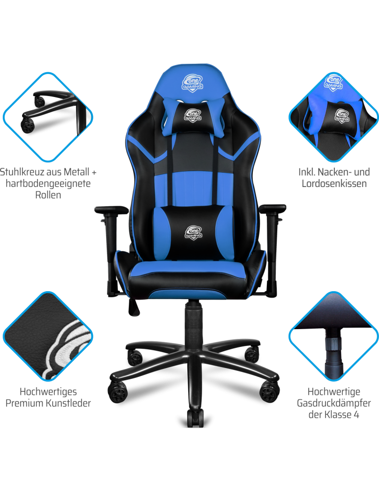 Gaming Stuhl ONE GAMING Chair Pro Blue