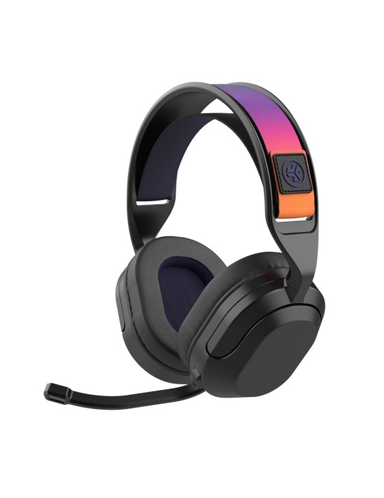 Jlab Nightfall Wireless Gaming Headset Black Duale Wireless-Verbindungen über USB oder Bluetooth, Drehbares Mikrofon, bis zu 70 